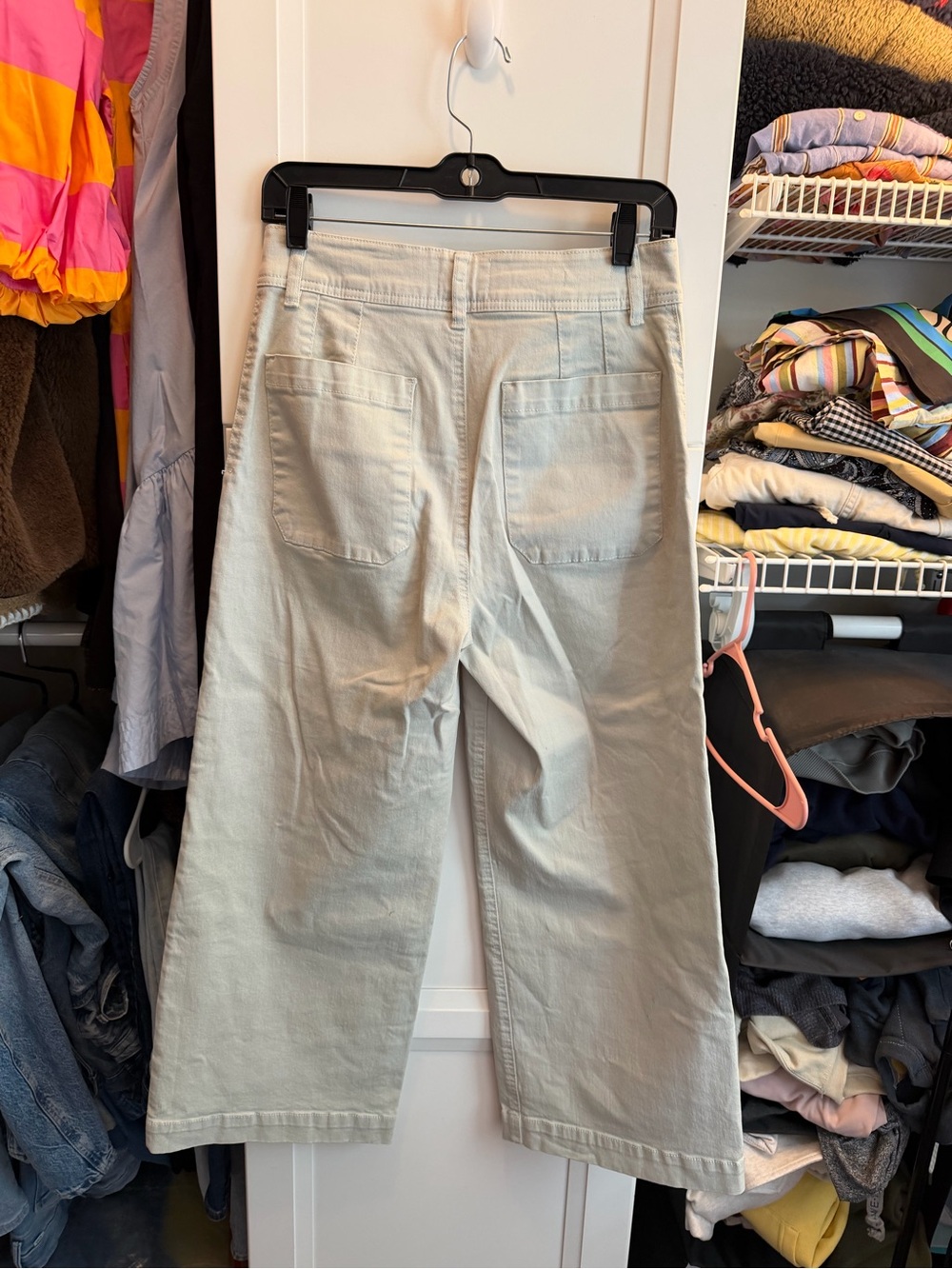 Unpublished Gemma high rise crop in crystal size 29 - Picture 5 of 5
